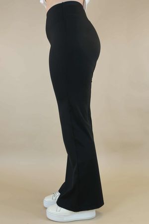 Laundry B Tummy Control Performance Kick Flare Black